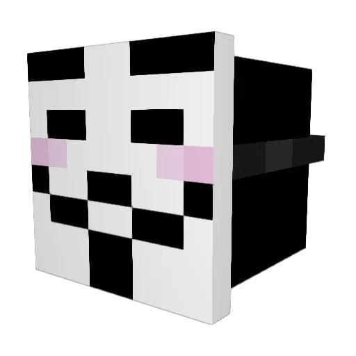 akaclicks Minecraft avatar head, 3D render