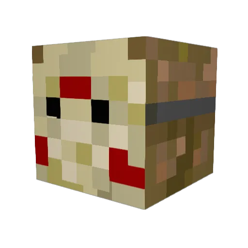 akajim316 Minecraft avatar head, 3D render