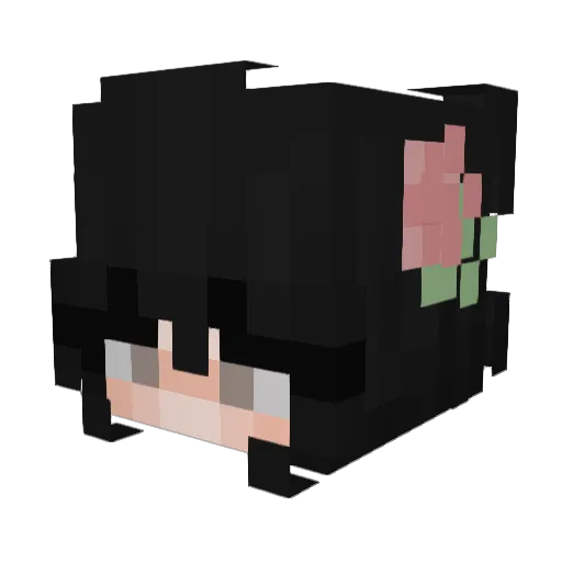 akajoejk Minecraft avatar head, 3D render