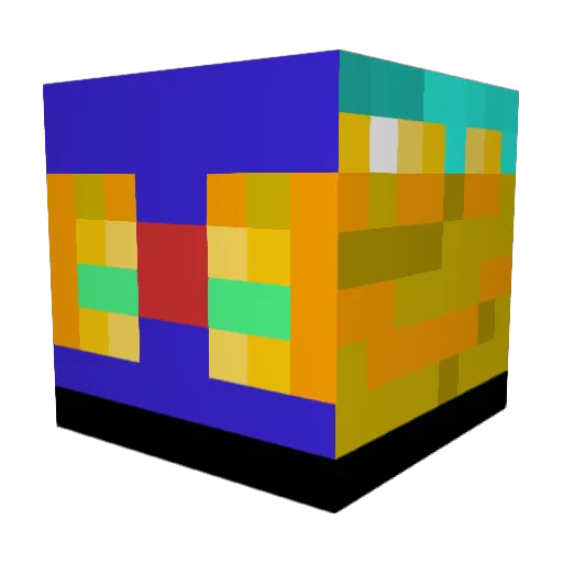 akakj7 Minecraft avatar head, 3D render