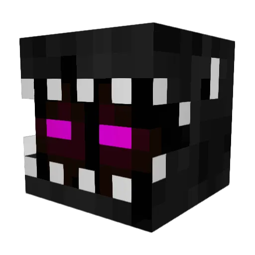 akamame1018 Minecraft avatar head, 3D render