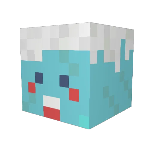 akamaru58 Minecraft avatar head, 3D render