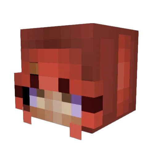 akariii7980 Minecraft avatar head, 3D render