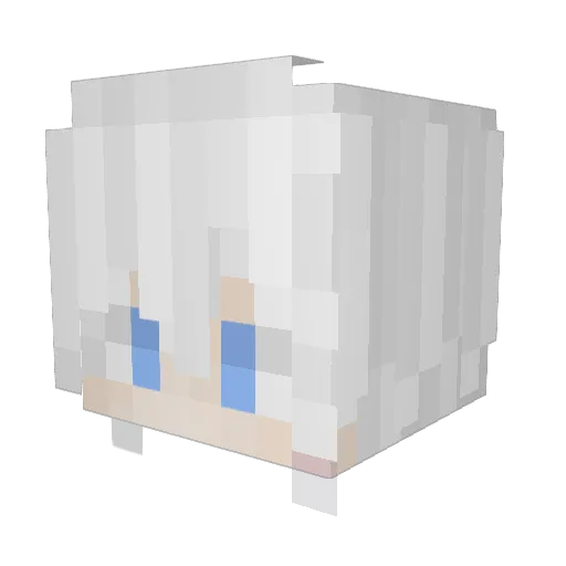 akaringz Minecraft avatar head, 3D render