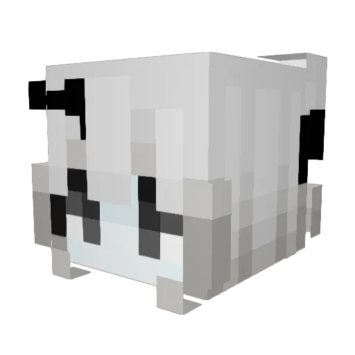 akarumly Minecraft avatar head, 3D render