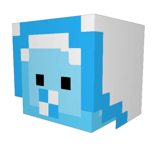 akash3rs0rt Minecraft avatar head, 3D render