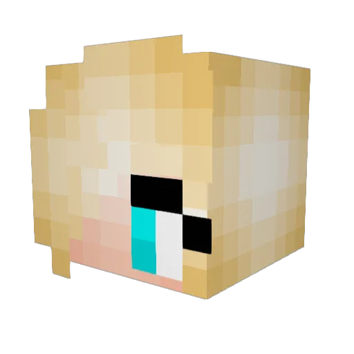akasha0918 Minecraft avatar head, 3D render