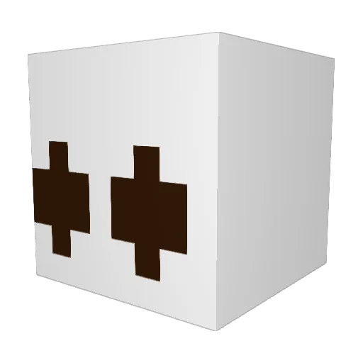 akaspur Minecraft avatar head, 3D render