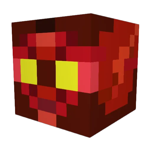 akata16 Minecraft avatar head, 3D render