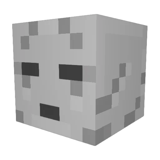 akatomb0 Minecraft avatar head, 3D render