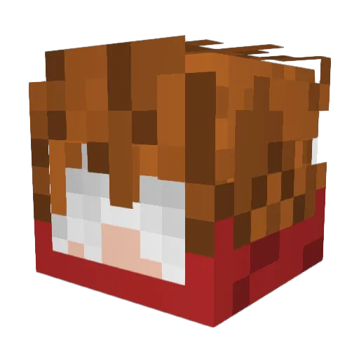 akatuki_1229 Minecraft avatar head, 3D render