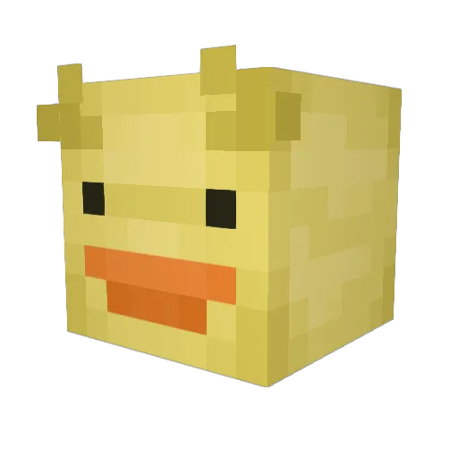 akbe Minecraft avatar head, 3D render