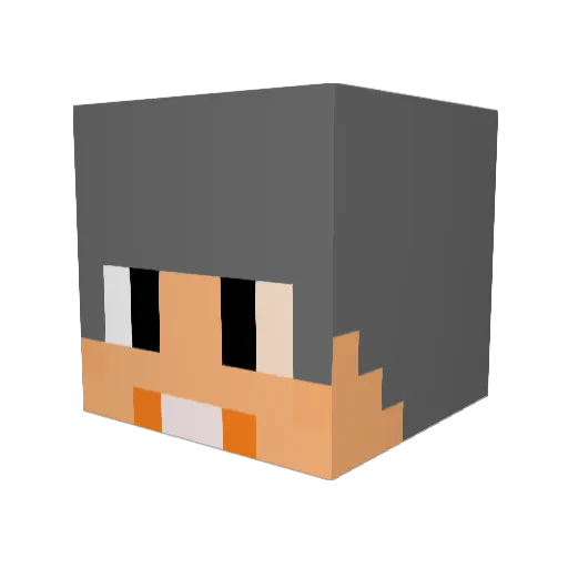 akdls57 Minecraft avatar head, 3D render