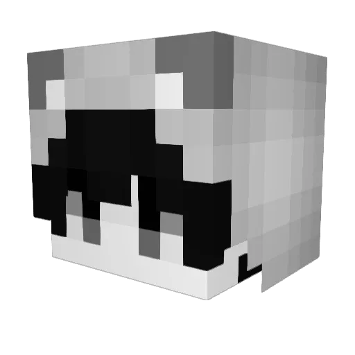 akellas Minecraft avatar head, 3D render