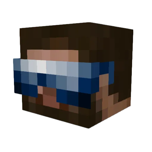 akelley1515 Minecraft avatar head, 3D render