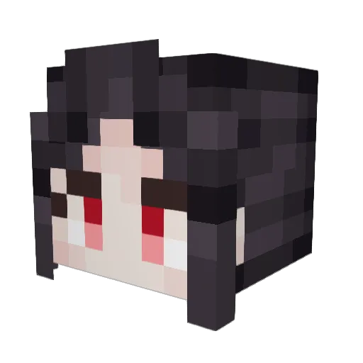 akenyee Minecraft avatar head, 3D render