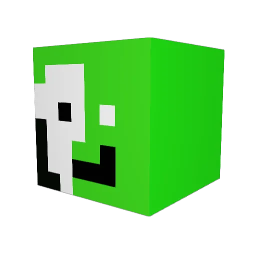 akeomexe_624 Minecraft avatar head, 3D render