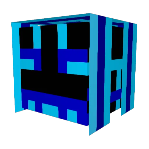 akichanZ Minecraft avatar head, 3D render