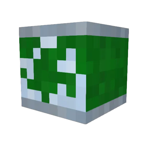 akikanP Minecraft avatar head, 3D render