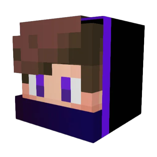 akinothm Minecraft avatar head, 3D render