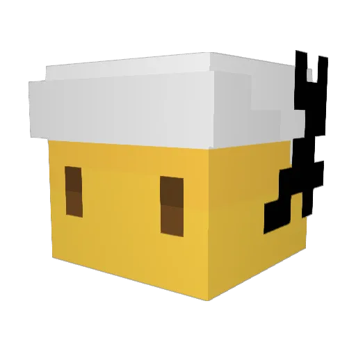 akira381 Minecraft avatar head, 3D render