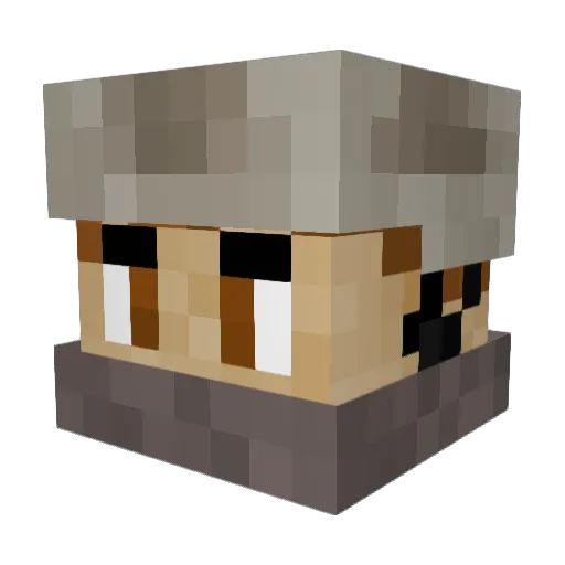 akki79 Minecraft avatar head, 3D render
