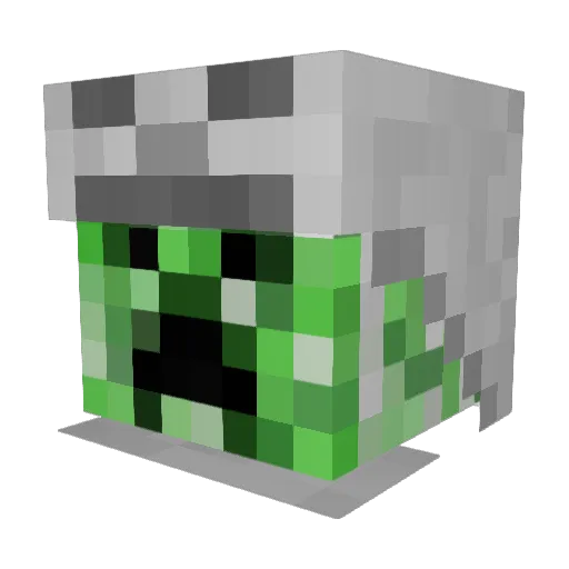 akki_1234 Minecraft avatar head, 3D render