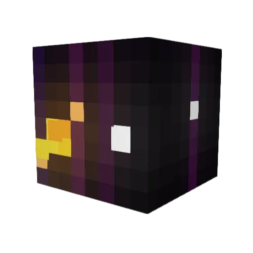 akkovx Minecraft avatar head, 3D render