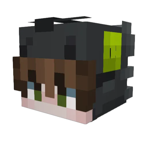 aklo98 Minecraft avatar head, 3D render