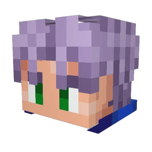 akorn13 Minecraft avatar head, 3D render