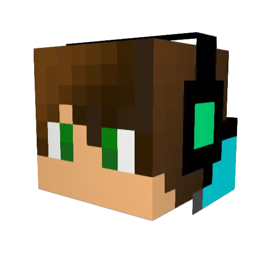 akoya29 Minecraft avatar head, 3D render