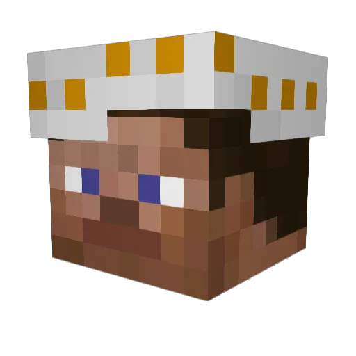 akramayman559 Minecraft avatar head, 3D render