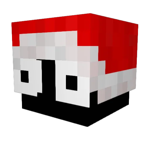 aksebs Minecraft avatar head, 3D render