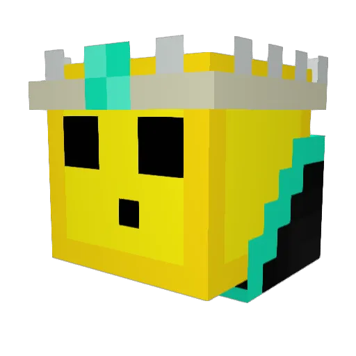 aksuhgai Minecraft avatar head, 3D render