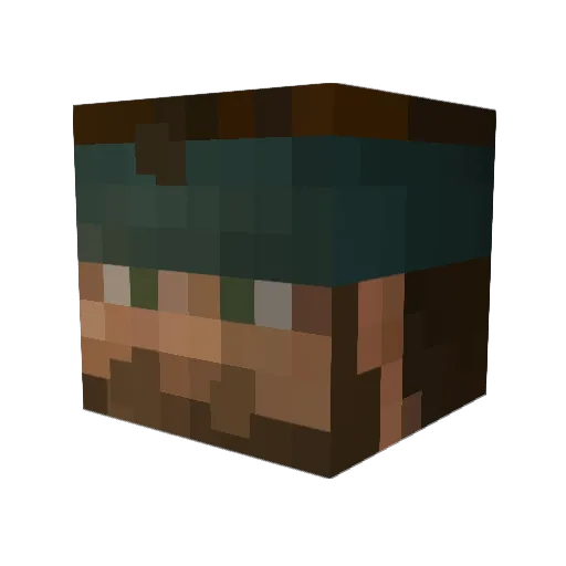 akurasu100 Minecraft avatar head, 3D render