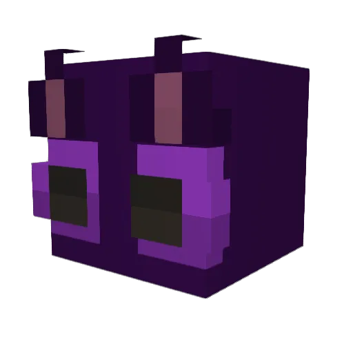 akuys_ Minecraft avatar head, 3D render