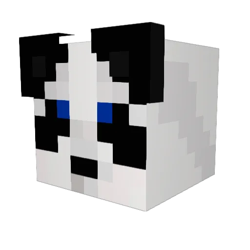 al2o3cr Minecraft avatar head, 3D render