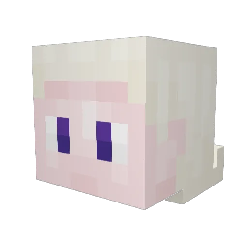 al3mm_sameer Minecraft avatar head, 3D render