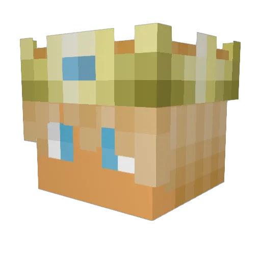 Minecraft-Avatar von al7eren: Kopf als 3D-Render