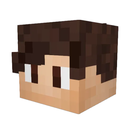al_4403 Minecraft avatar head, 3D render