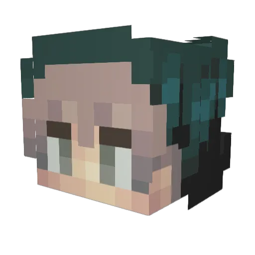 al_456 Minecraft avatar head, 3D render