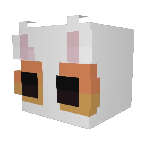 ala1314 Minecraft avatar head, 3D render