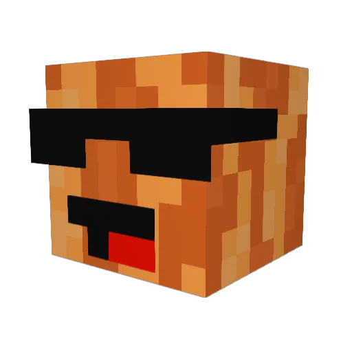 alaba6 Minecraft avatar head, 3D render