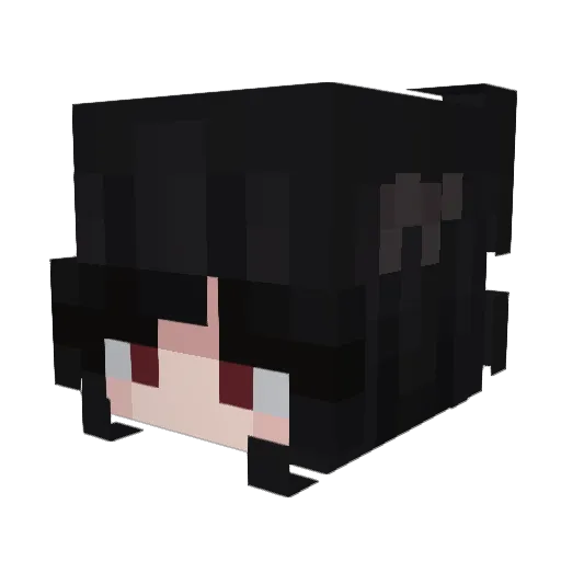 aladeira Minecraft avatar head, 3D render