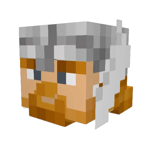 aladin123 Minecraft avatar head, 3D render