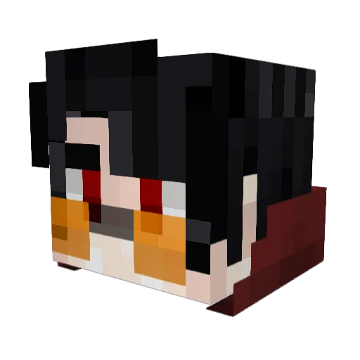 aladrak Minecraft avatar head, 3D render