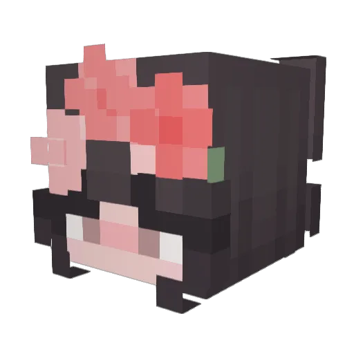 alajsza Minecraft avatar head, 3D render