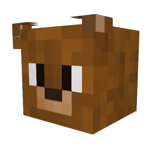 alake1_ Minecraft avatar head, 3D render