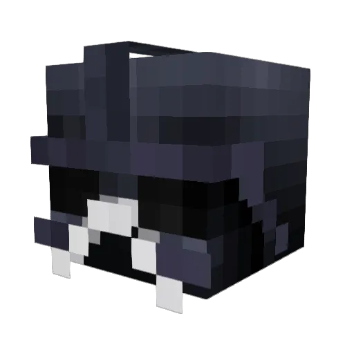 alakise Minecraft avatar head, 3D render