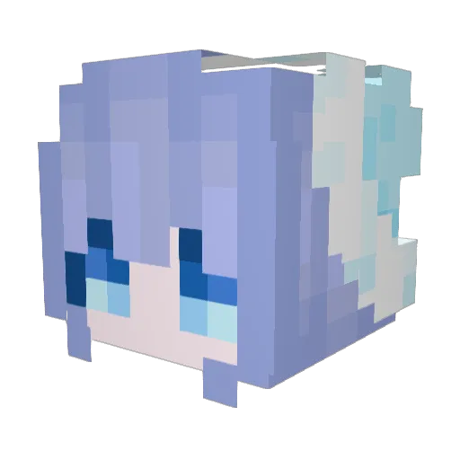 alan31415 Minecraft avatar head, 3D render